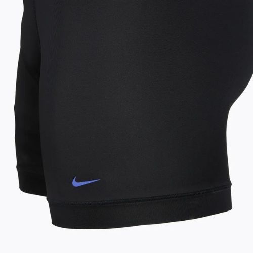 Bokserki męskie Nike Essential Micro 3 pary black/sapphire/wolf grey/team crimson