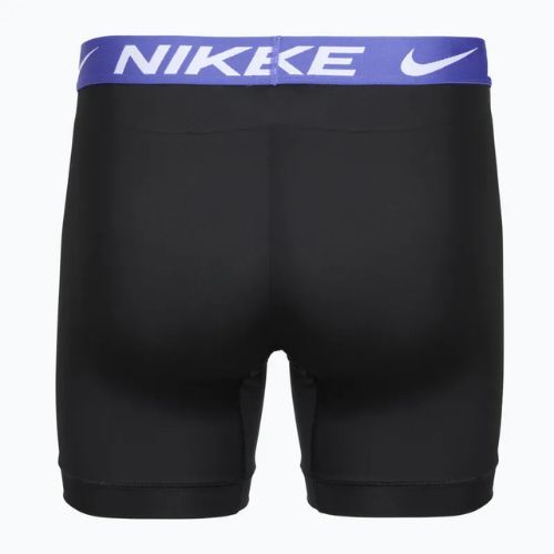 Bokserki męskie Nike Essential Micro 3 pary black/sapphire/wolf grey/team crimson