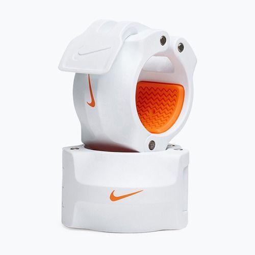 Zaciski do sztangi Nike Strength Barbell Collars 2 szt. white/orange