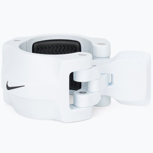 Zaciski do sztangi Nike Strength Barbell Collars 2 szt. white/black