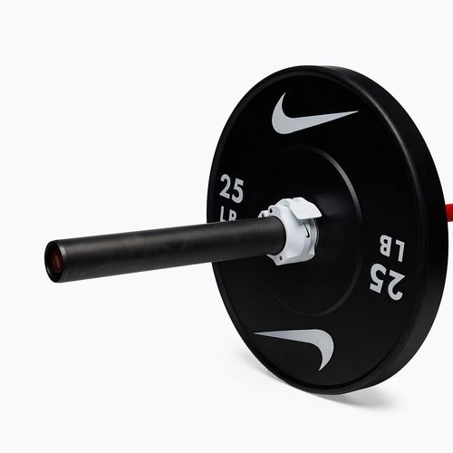 Zaciski do sztangi Nike Strength Barbell Collars 2 szt. white/black