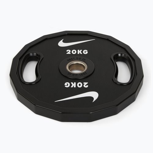 Obciążenie bumperowe  Nike Strength Pro Urethane Plates 20 kg black/white