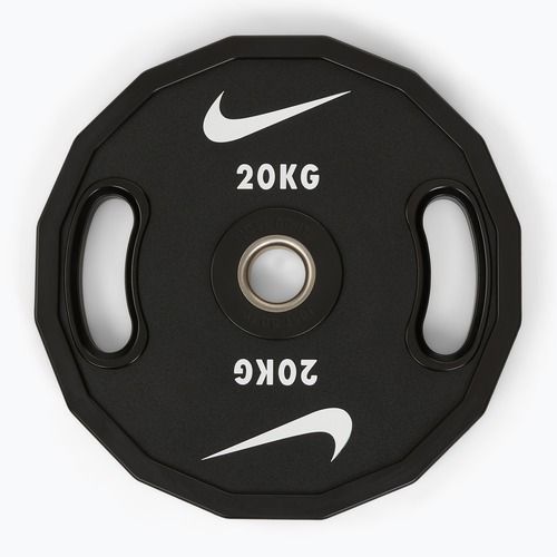 Obciążenie bumperowe  Nike Strength Pro Urethane Plates 20 kg black/white