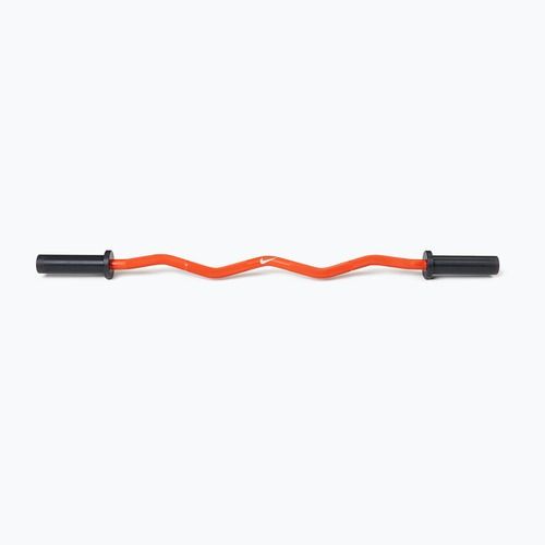 Gryf łamany Nike Strength Shield Curl Bar orange