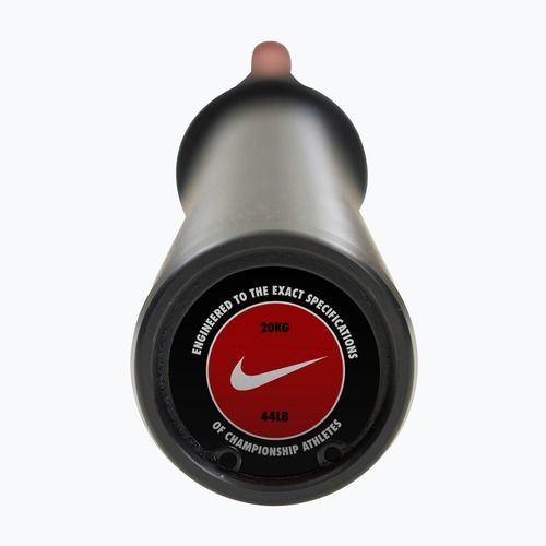 Gryf prosty Nike Strength Coated Premium Barbell red swoosh