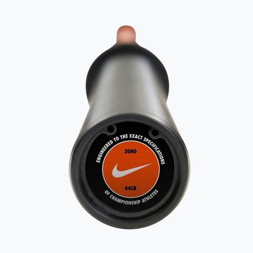 Gryf prosty Nike Strength Coated Premium Barbell orange swoosh