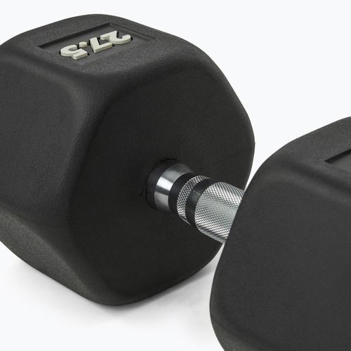 Hantel ogumowany Nike Strength Hex Dumbbell 27,5 kg black/white
