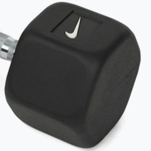 Hantel ogumowany Nike Strength Hex Dumbbell 27,5 kg black/white