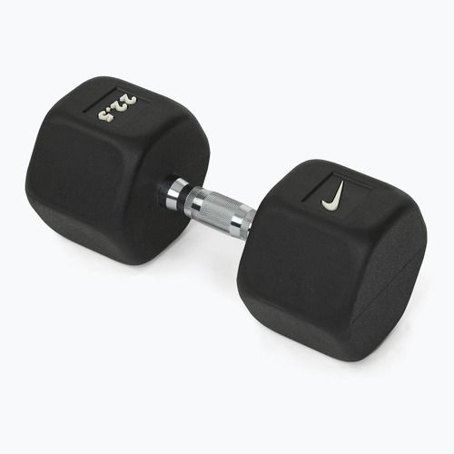 Hantel ogumowany Nike Strength Hex Dumbbell 22,5 kg black/white