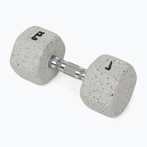 Hantel ogumowany Nike Strength Grind Hex Dumbbell 12,5 kg wolf grey