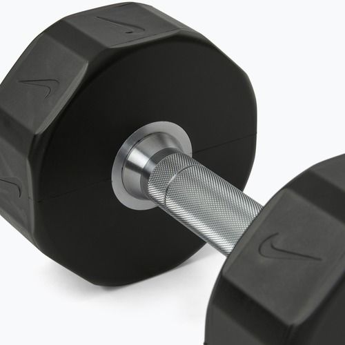 Hantel chromowany Nike Strength Pro Urethane Dumbbell 12 kg black/white