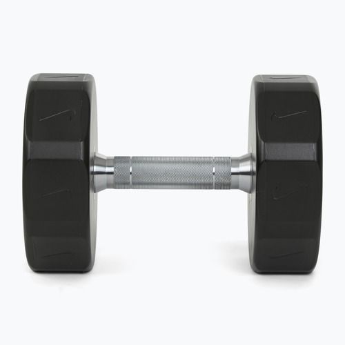 Hantel chromowany Nike Strength Pro Urethane Dumbbell 18 kg black/white