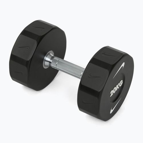 Hantel chromowany Nike Strength Pro Urethane Dumbbell 20 kg black/white
