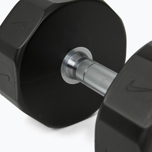 Hantel chromowany Nike Strength Pro Urethane Dumbbell 22 kg black/white
