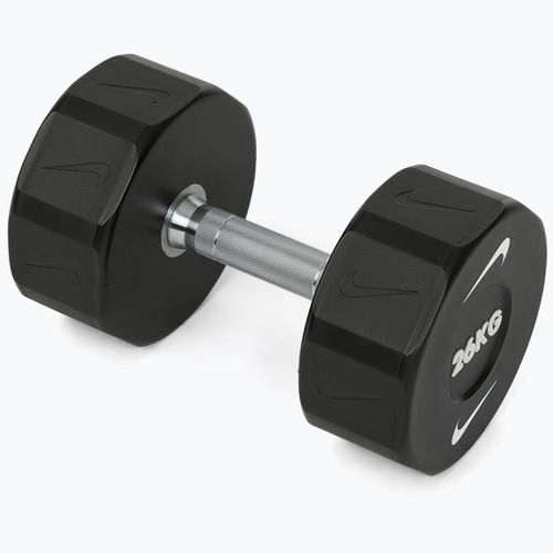 Hantel chromowany Nike Strength Pro Urethane Dumbbell 26 kg black/white