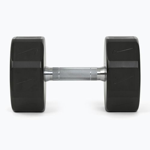 Hantel chromowany Nike Strength Pro Urethane Dumbbell 26 kg black/white