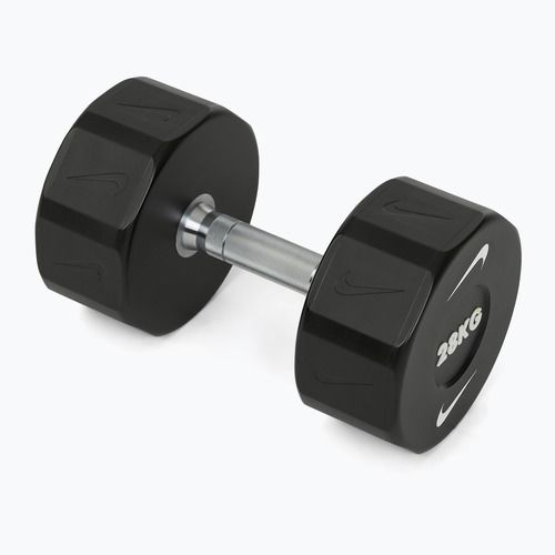 Hantel chromowany Nike Strength Pro Urethane Dumbbell 28 kg black/white