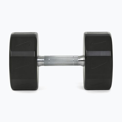 Hantel chromowany Nike Strength Pro Urethane Dumbbell 28 kg black/white