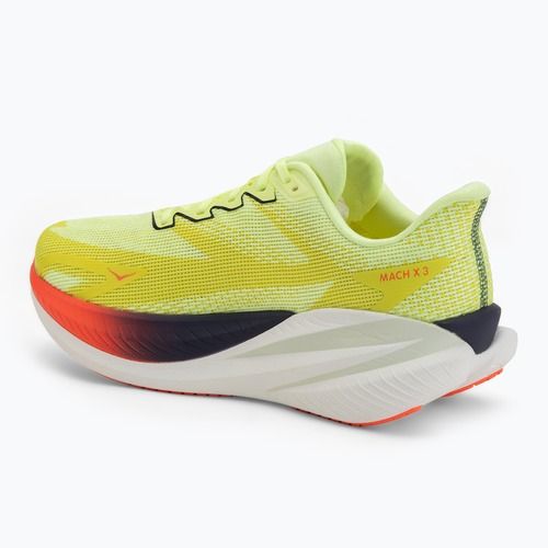 Buty do biegania męskie HOKA Mach X 3 Wide neon yuzu/squid ink