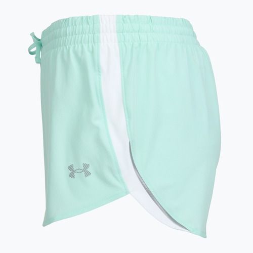Spodenki do biegania damskie Under Armour Velociti Pro 4" 2N1 refresh mint/castlerock