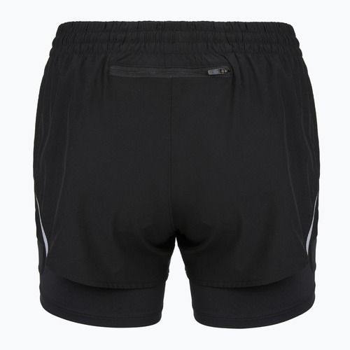Spodenki do biegania damskie Under Armour Velociti Pro 4" 2N1 ultimate black/ultimate black/ultimate black
