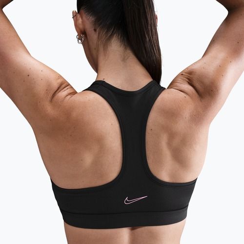 Biustonosz treningowy Nike Swoosh Medium Support black