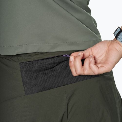 Spodenki trekkingowe damskie Salewa Pedroc DST 2IN1 dark olive int/0870