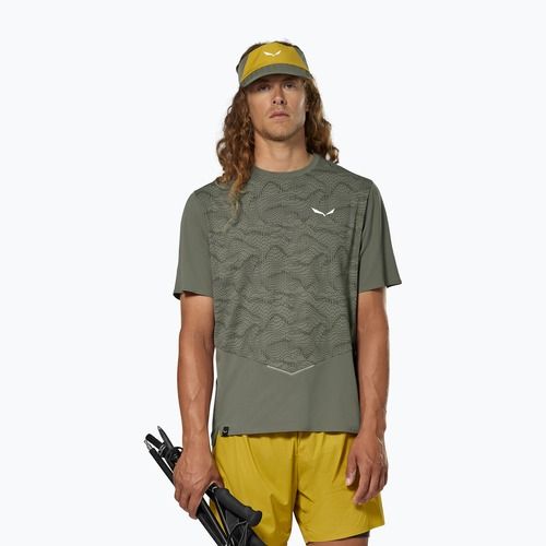 Koszulka męska Salewa Pedroc Tech Dry faded green