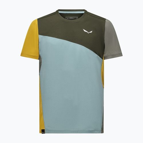 Koszulka trekkingowa męska Salewa Puez Sporty Dry dark olive/multi