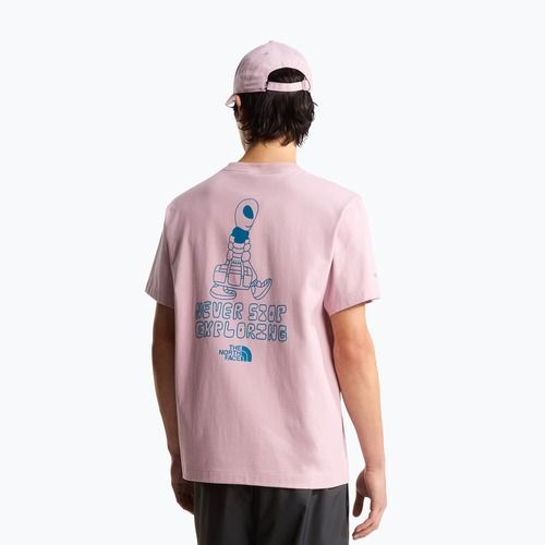 Koszulka męska The North Face Alien Relaxed metal pink