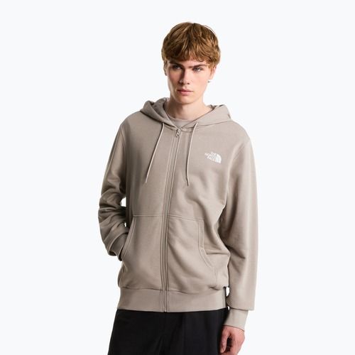 Bluza męska The North Face Simple Dome Light Regular Full Zip Hooded stone slab