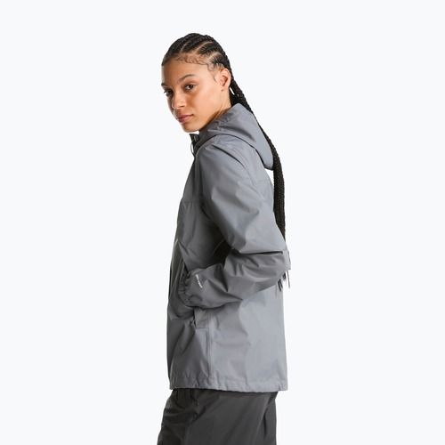 Kurtka przeciwdeszczowa damska The North Face Antora Rain smoked pearl