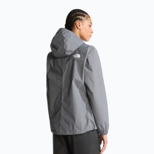 Kurtka przeciwdeszczowa damska The North Face Antora Rain smoked pearl