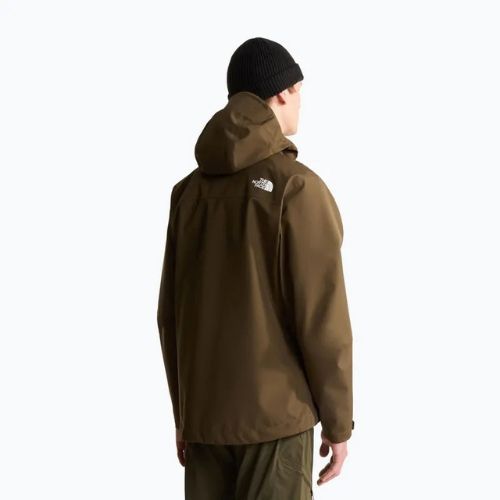 Kurtka przeciwdeszczowa dziecięca The North Face Whiton 3L taupe green
