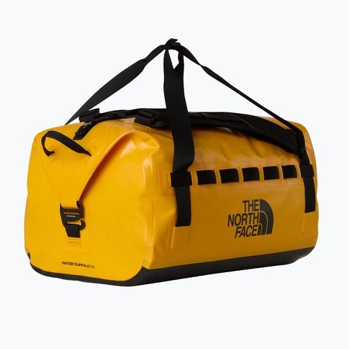 Torba podrózna The North Face Base Camp Waterproof Duffel 50 l summit gold/tnf black