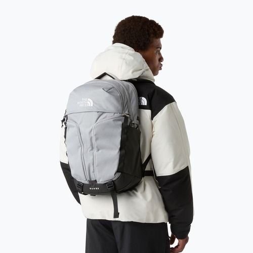 Plecak miejski The North Face Surge 31 l melt grey dark heather/tnf black