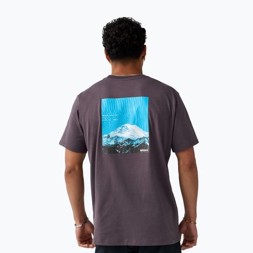 Koszulka do biegania męska Brooks Graphic dark russet/atomic blue