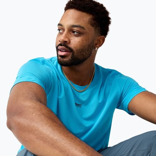 Koszulka do biegania męska Brooks Highpoint 2.0 blazing blue/atomic blue