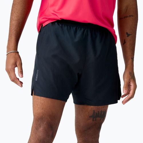 Spodenki do biegania męskie Brooks Dash 2in1 black