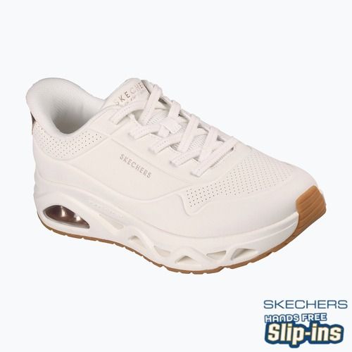 Buty damskie SKECHERS Uno Glide-Step Glide On Air white