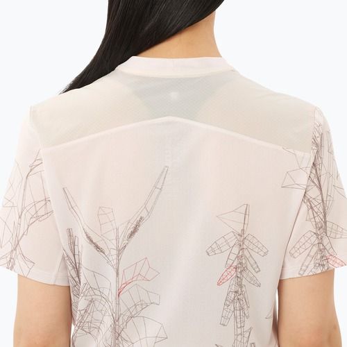 Koszulka do biegania damska Salomon S/Lab Ultra Tee Aop lilac ash