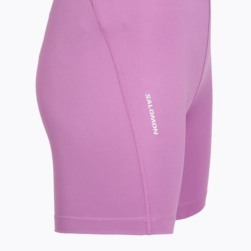 Spodenki do biegania damskie Salomon Shakeout Core Tight 6" iris orchid