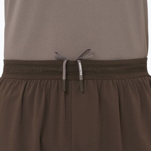 Spodenki do biegania męskie Salomon Sense Aero 7" coffee bean