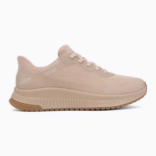 Buty damskie SKECHERS Bobs Squad 4 Staple Look beige