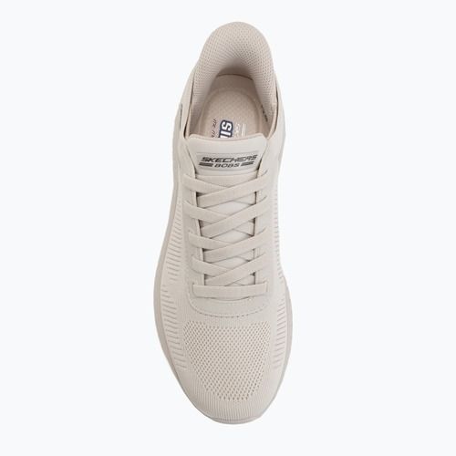 Buty męskie SKECHERS Bobs Squad Chaos Solid Step white