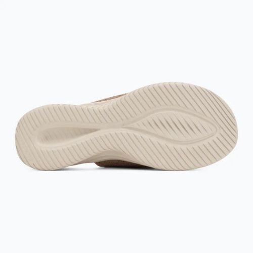 Klapki damskie SKECHERS Ultra Flex 3.0 Rhythm Waves brown