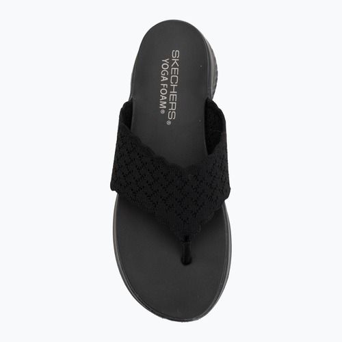Klapki damskie SKECHERS Ultra Flex 3.0 Rhythm Waves black
