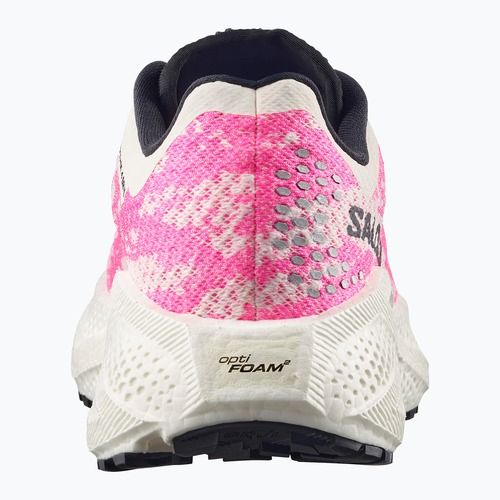 Buty do biegania damskie Salomon Aero Glide 4 GRVL vanilla ice/knockout pink/black