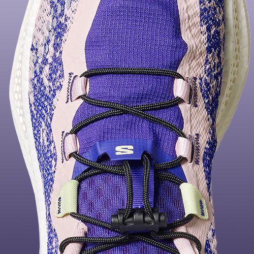 Buty do biegania damskie Salomon Aero Glide 4 GRVL shadow gray/deep blue/butterfly