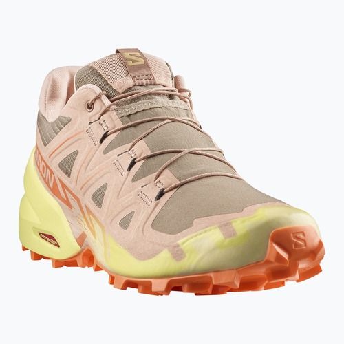 Buty do biegania damskie Salomon Speedcross 6 burro/sunny lime/almond cream
